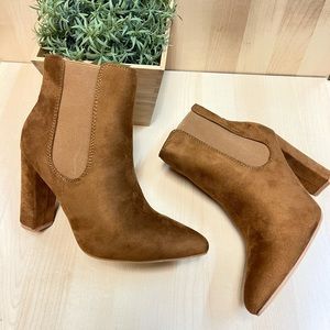 4” Tan ankle boot